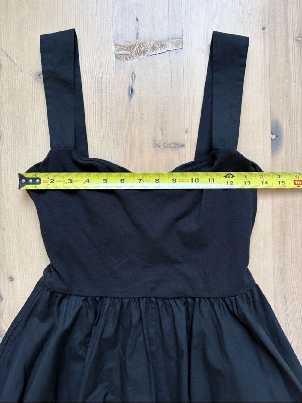 J. Crew Classic Black A-Line Maxi Dress with Wide Straps - S - Picture 3 of 6